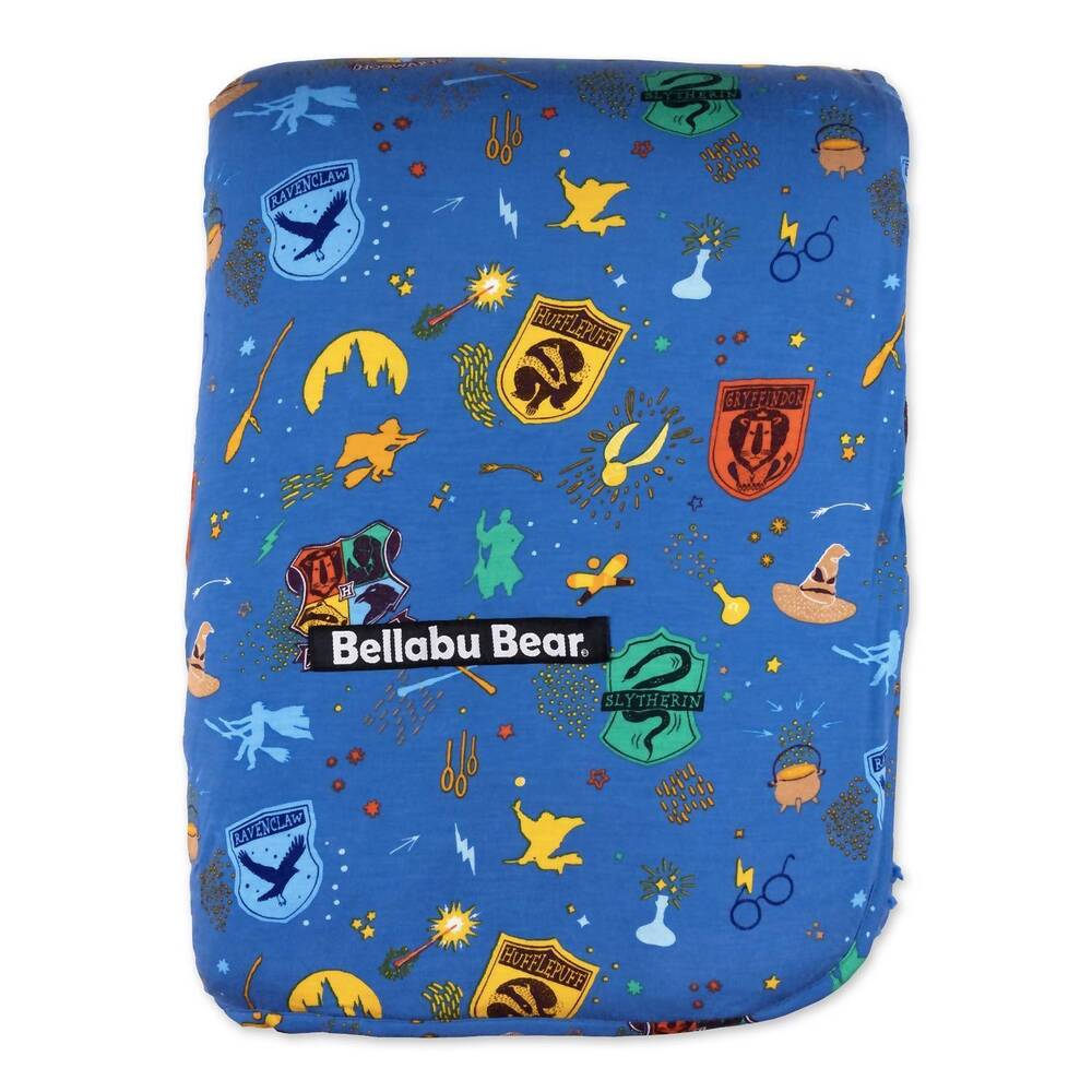 NEW BELLABU BEAR kid's house pride bamboo blanket in blue